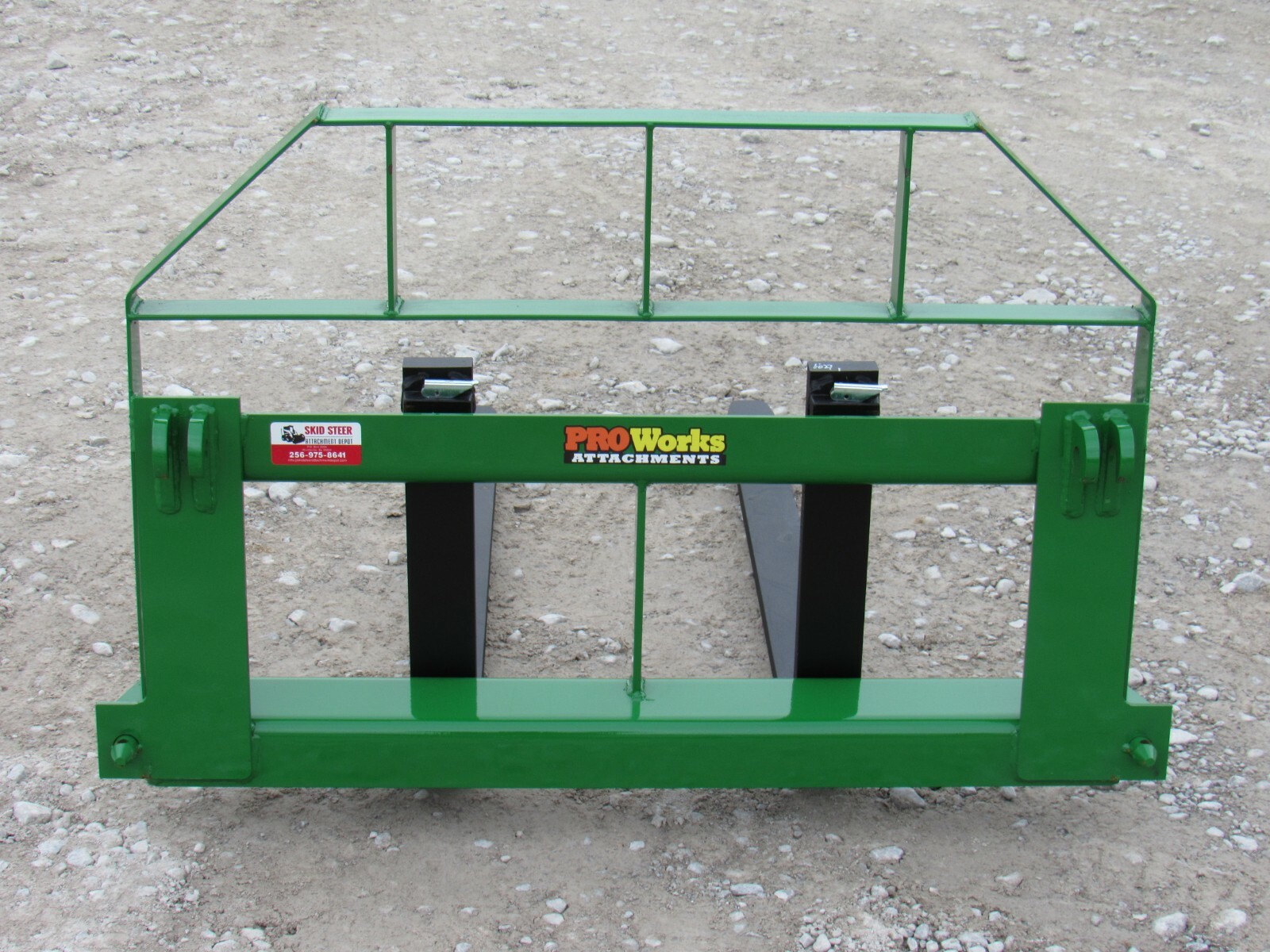 42" Long Compact Tractor Loader Pallet Forks Fits John Deere 200 300 400 Loaders