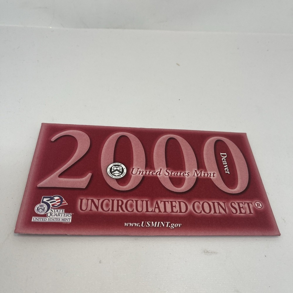 2000 US Mint Uncirculated Denver & Philadelphia