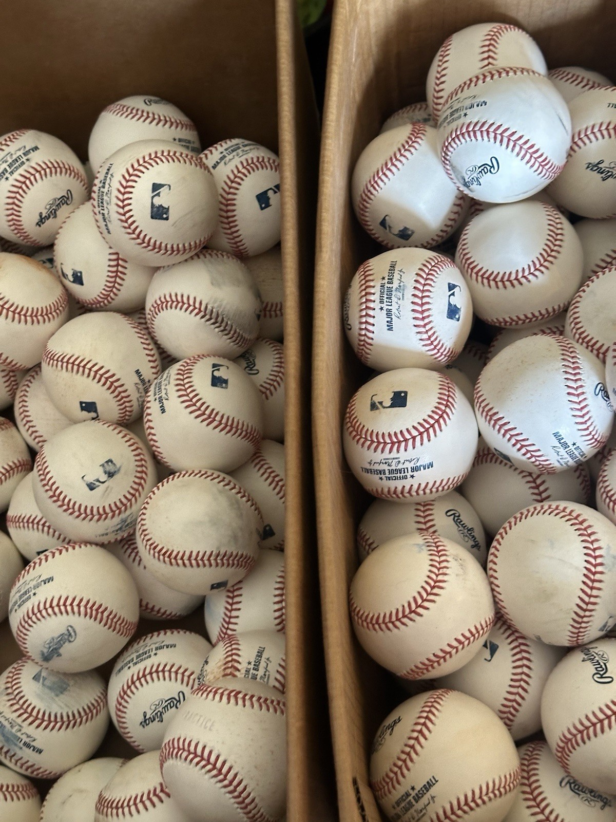 Dozen Rawlings Official Major League game baseballs Manfred Jr MLB lot 12