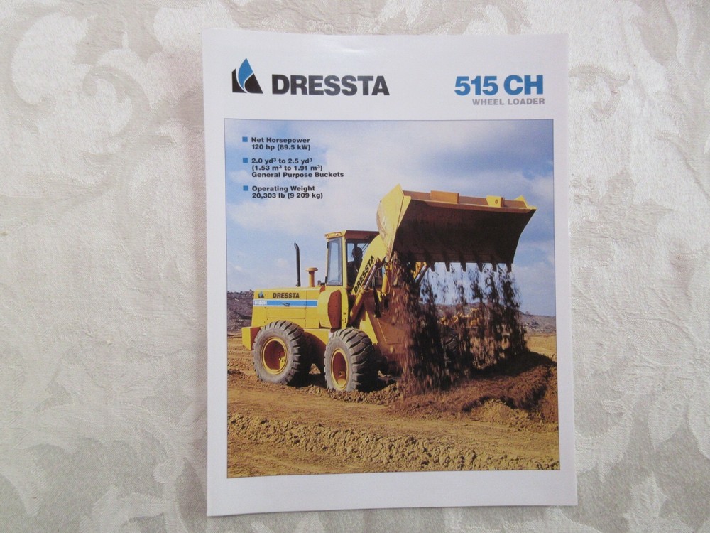 Dressta 515CH Wheel Loader Brochure 2001