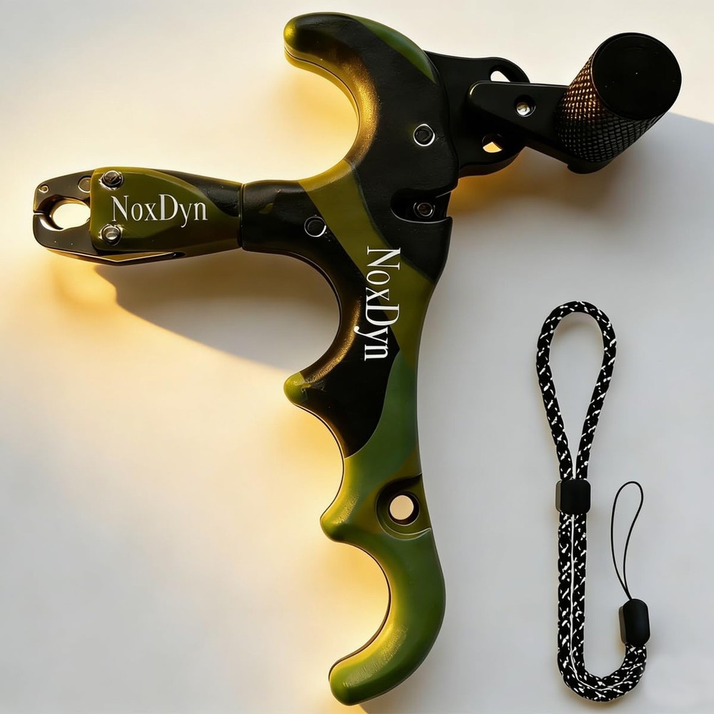 Archery Release 360° Rotatable Thumb Release for Compound Bow Green