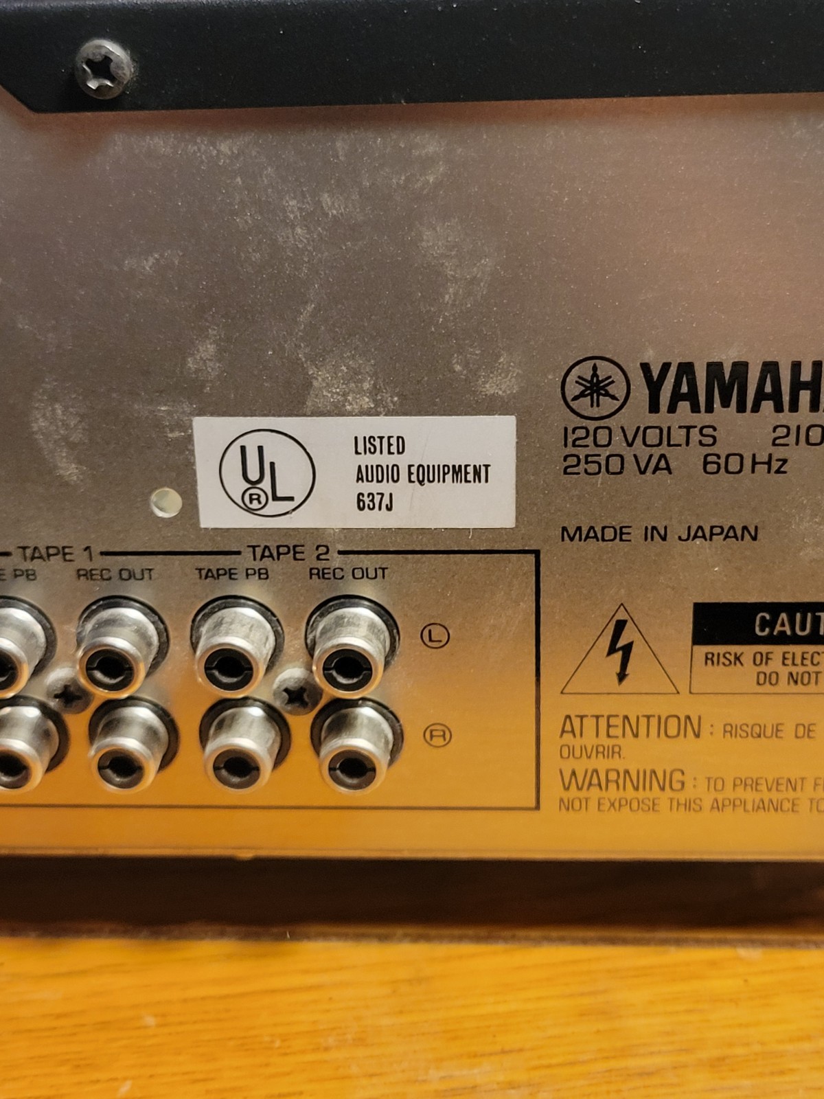 Yamaha RX-500U Natural Sound Stereo Receiver Fully Tested Works/ NICE😍