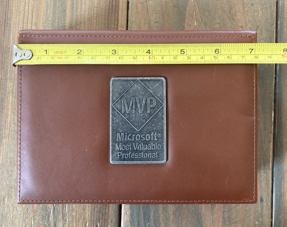 Microsoft ® Leather Box MVP “Most Valuable Professional" Recognition Award Gift