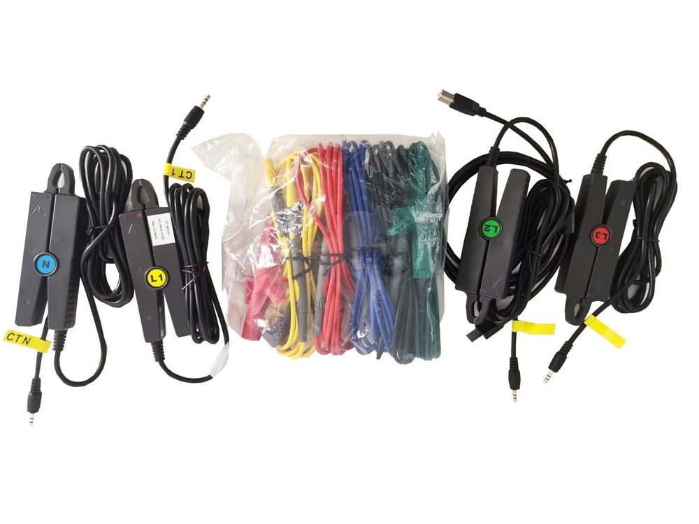 Three Phase Power Quality Analyzer Energy Quality Analyzer with Range 10mA~10A