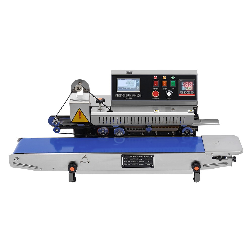 Automatic Continuous Sealing Machine with Inkjet Printing Packaging Band Sealer