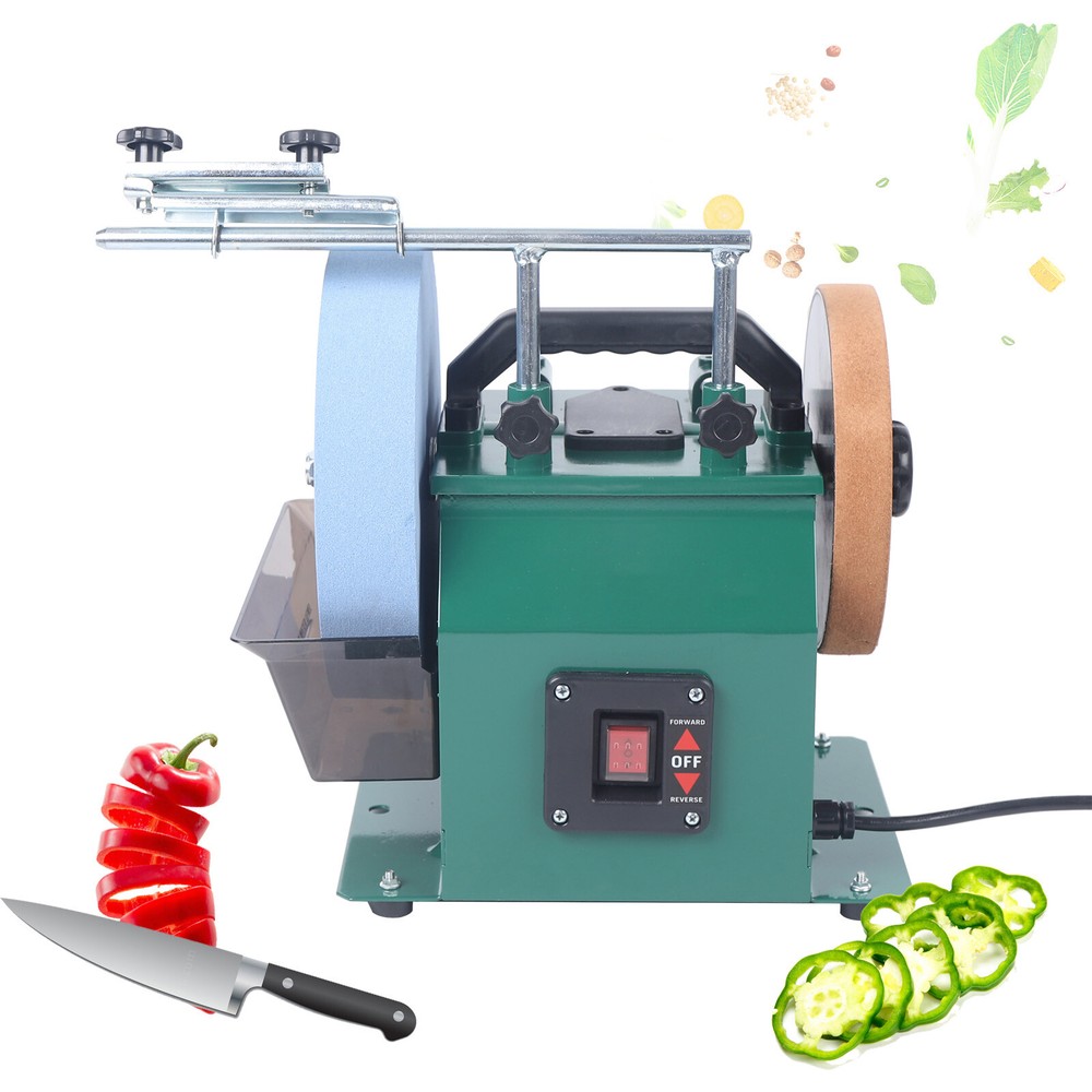 Knife Sharpening Machine 10-Inch Two-Direction Water Cooled Wet & Dry Sharpener