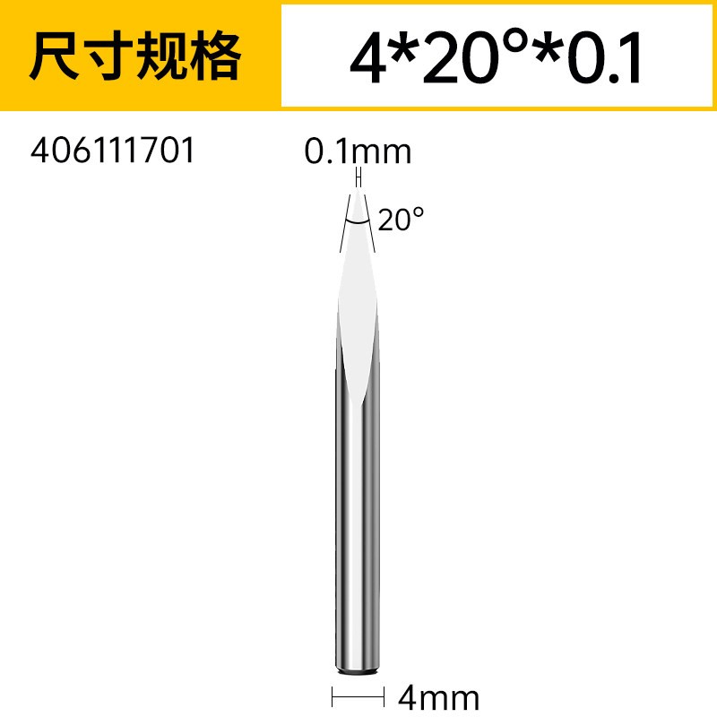 6mm Triangular Sharp Cutting Tools Carving Machine Cutting Tools Woodworking