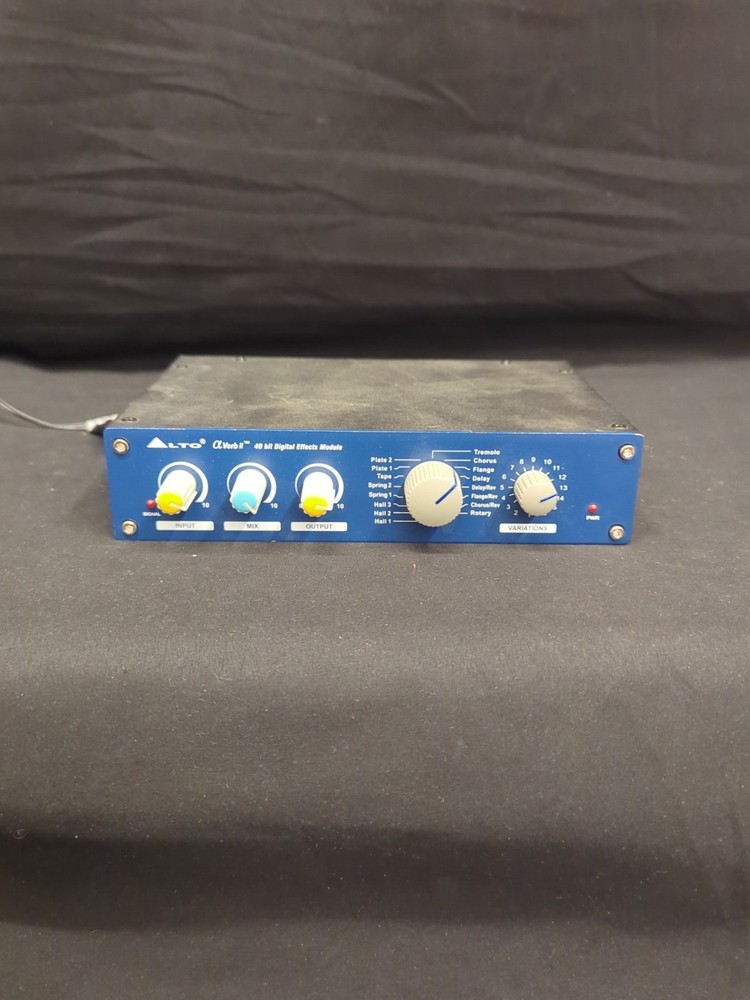 Alto Alpha Verb 2 40 Bit Digital Effects Pro Audio Processor Module 2007
