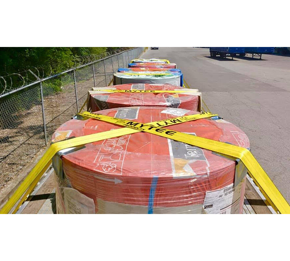 4 in. x 50 ft. Winch Strap with Flat Hook