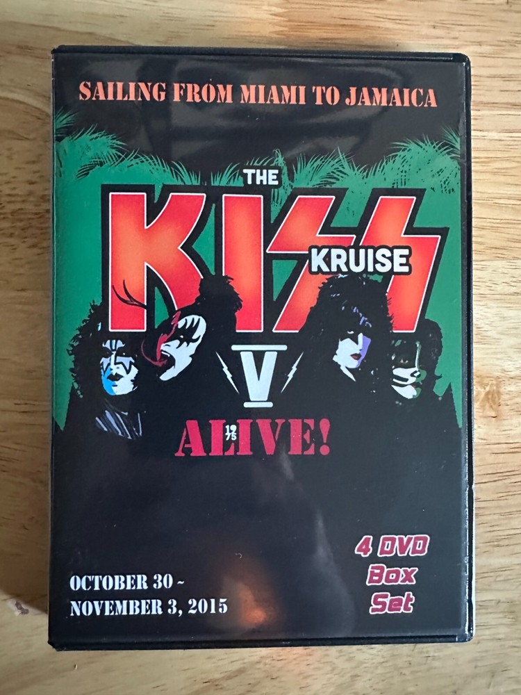 KISS Kruise V - Alive! Live at Norwegian Gem Miami 2015 DVD Gene Simmons Stanley