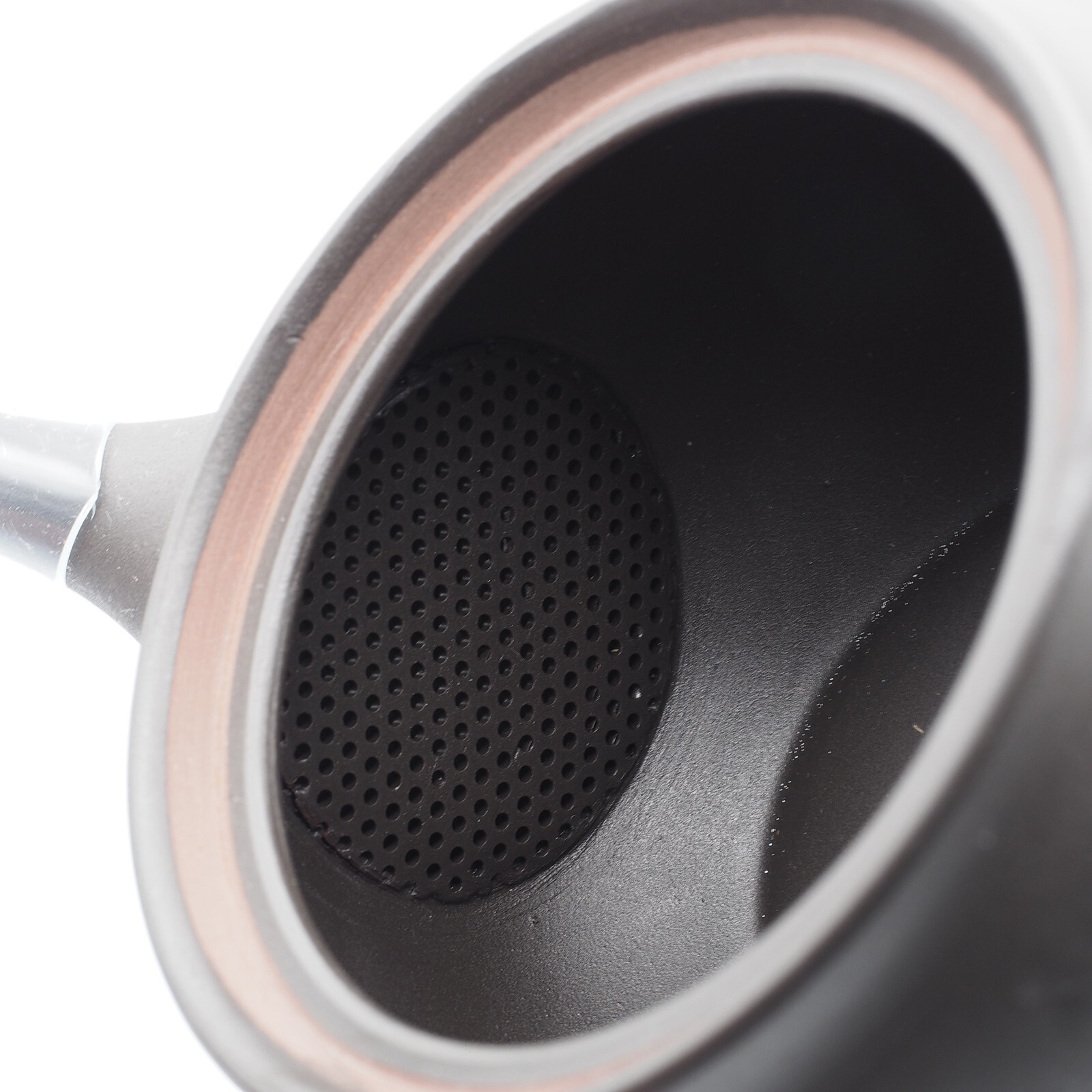 Japanese Teapot Kyusu Tokoname Ware 'Dark Gray Ceramesh' 330ml Japan-Made NEW