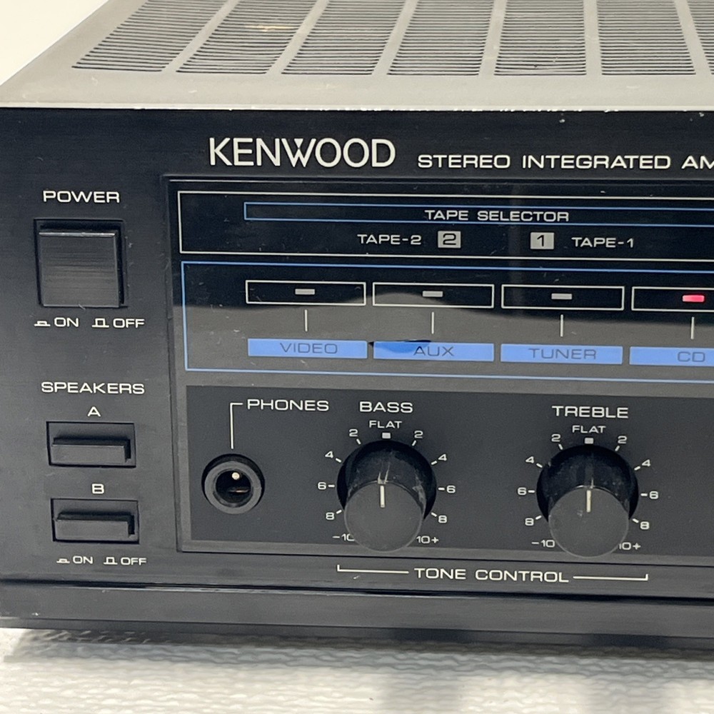 Kenwood KA-95 Amplifier Works Tested Input Source Buttons Return Issue
