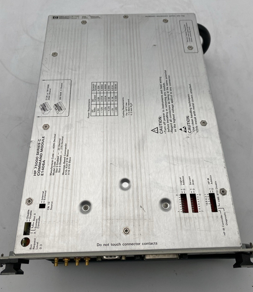 HP / Agilent 75000 Series C Command Module E1406A