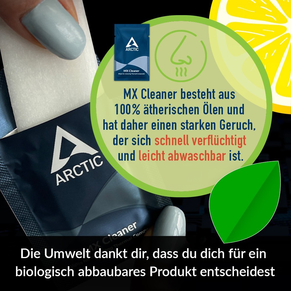 Arctic MX-6 4g + Cleaner Set CPU GPU Premium Thermal Paste incl Pads