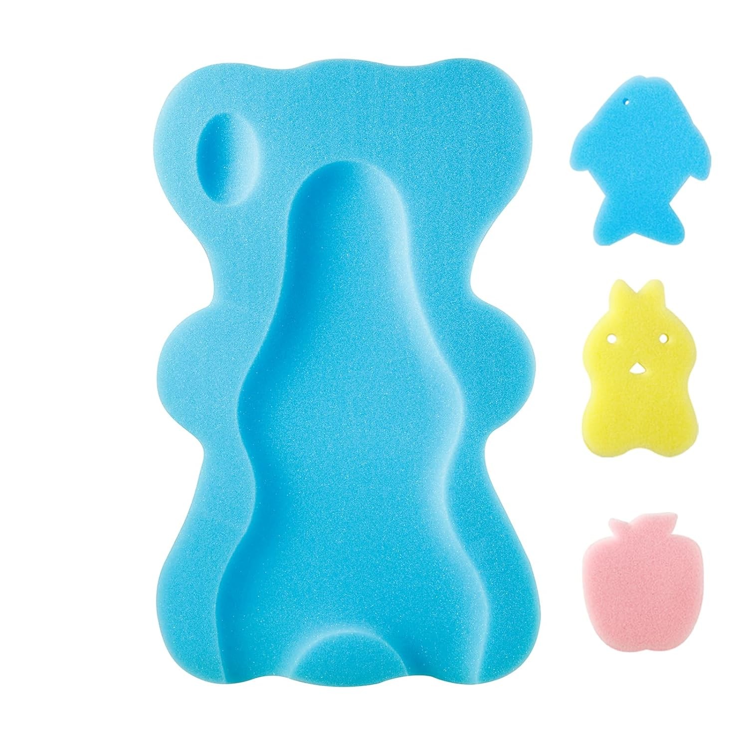PandaEar Baby Bath Sponge Infant Soft Sponge Mat, Baby Bath Mat Newborn Odor Fre