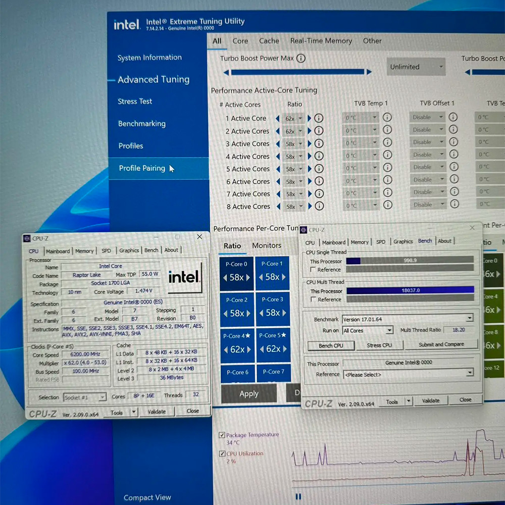 10729 13th generation with pre-applied thermal paste, modded desktop CPU Q1LM