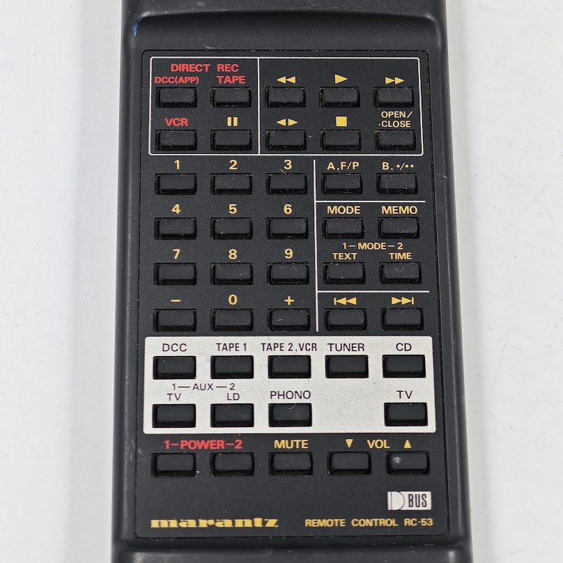 Marantz RC-53 Remote Control - Working, Used