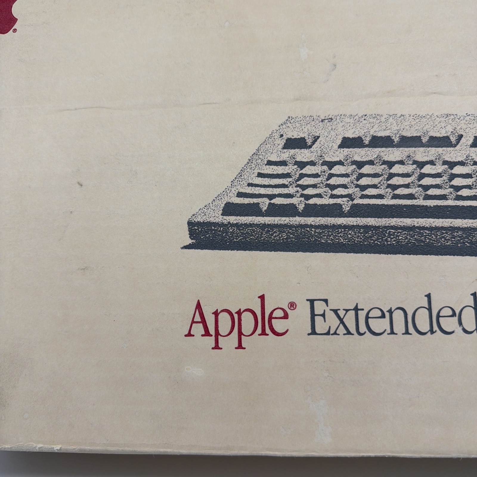 Apple Extended Keyboard box only Vintage Rare M0312