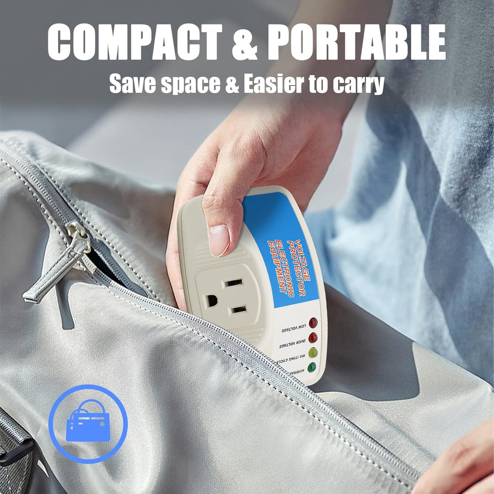 Surge Protector Home Appliance,Single Outlet Power Voltage Protector,Voltage Bro