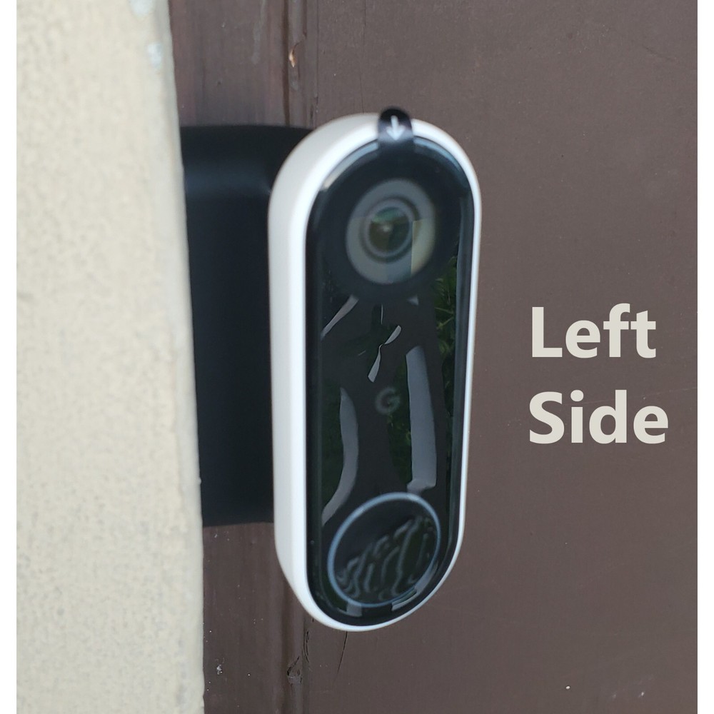 Google Nest Hello Doorbell A0077 Wired Wedge 75° Degree Angle Mount Bracket