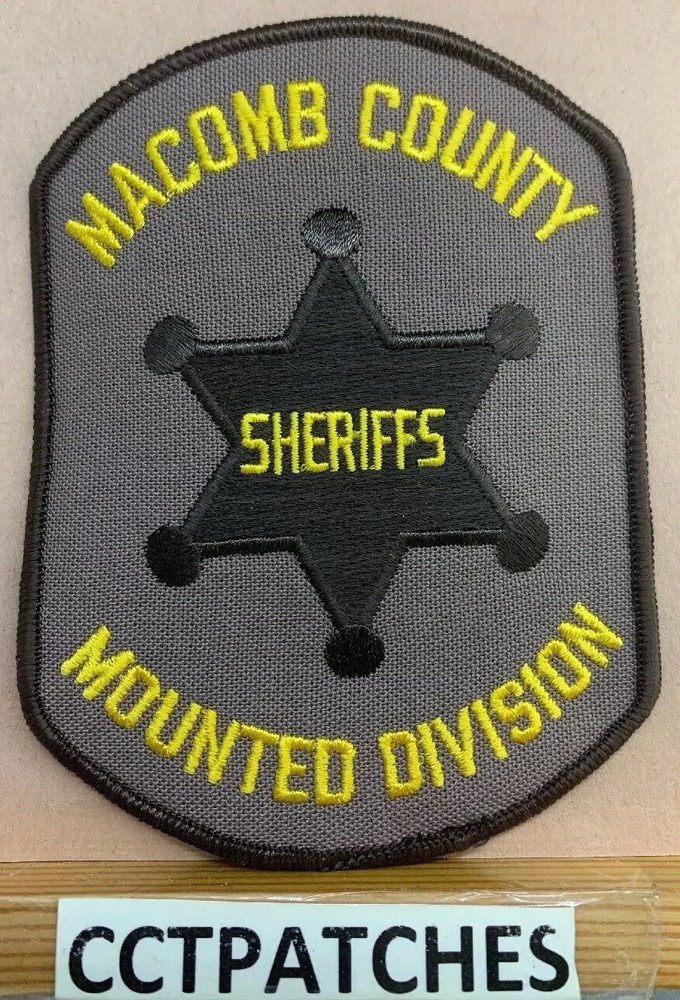 MACOMB COUNTY, MICHIGAN SHERIFF MOUNTED DIVISION (POLICE) SHOULDER PATCH MI