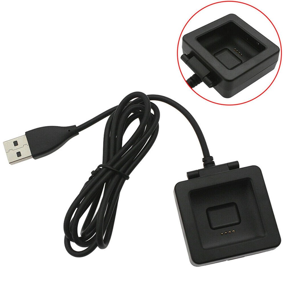 39.3" USB Charger Charging Cradle Dock Cable Replacement for Fitbit Blaze Watch
