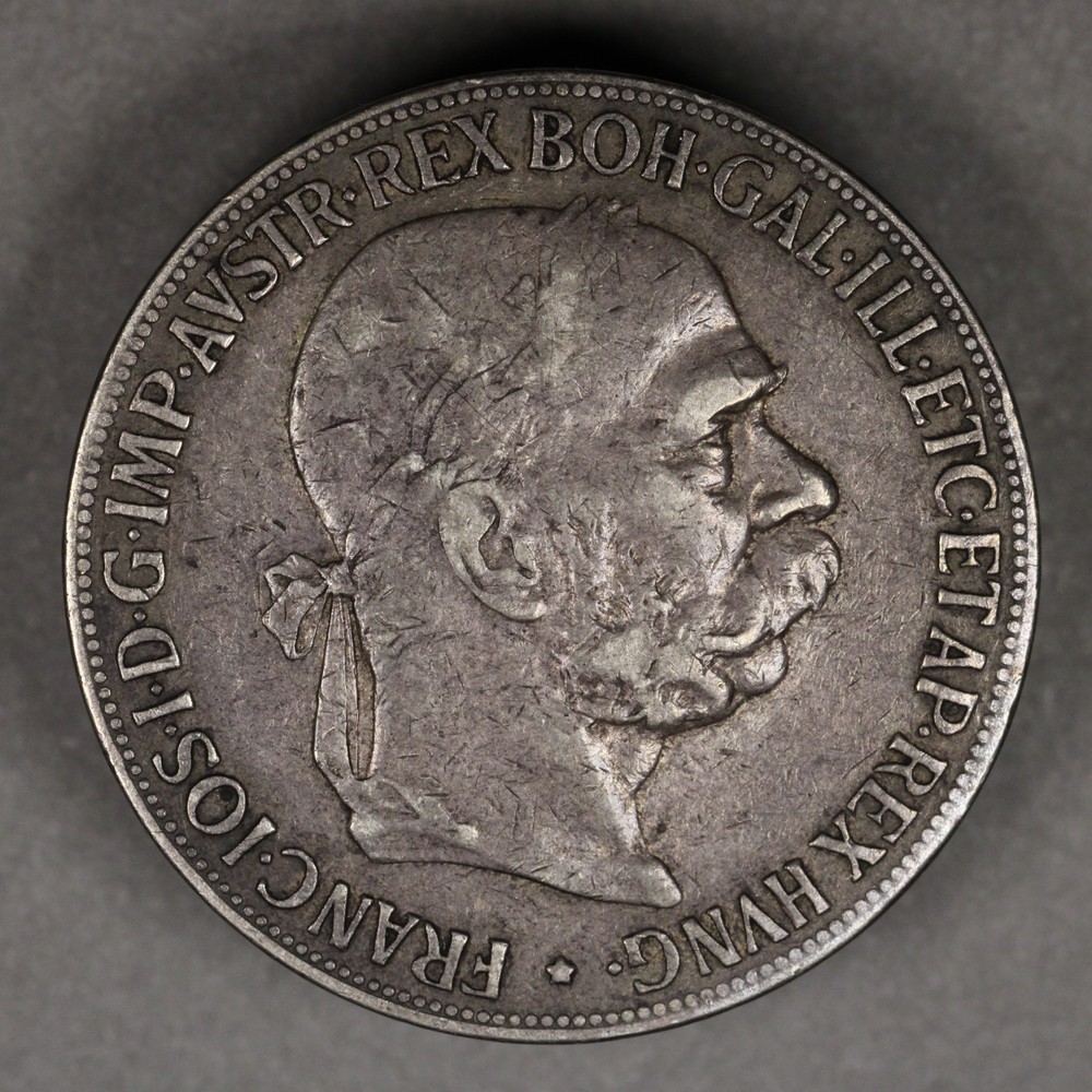 1900 Austria Silver 5 Corona