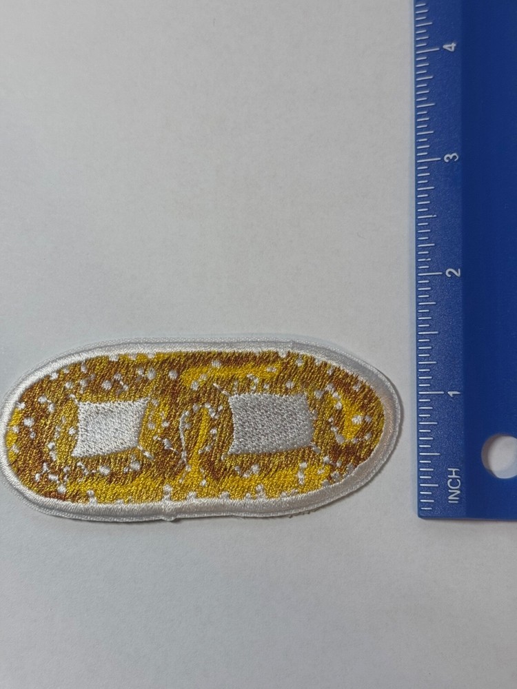 Philadelphia soft pretzel iron on Patch
