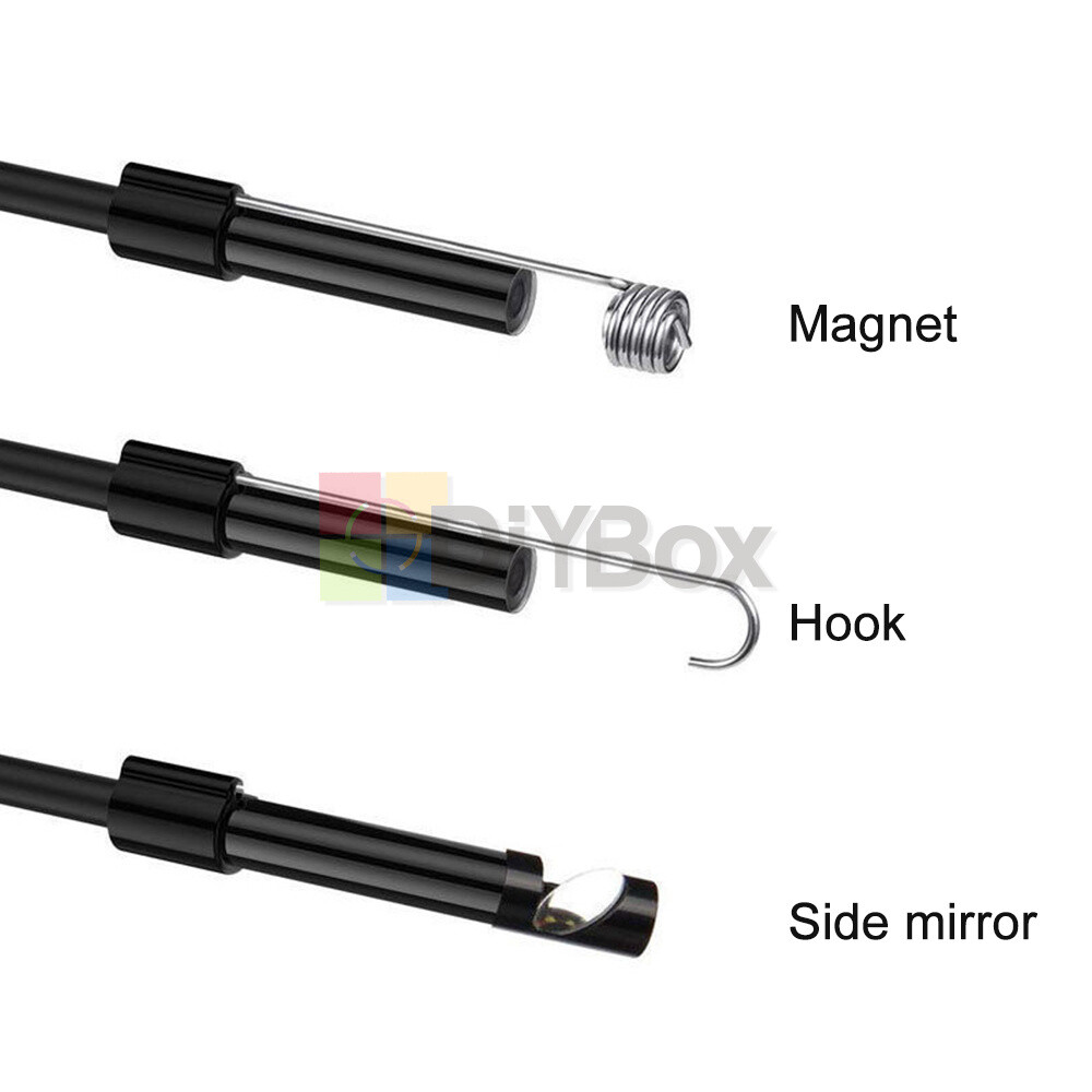 Endoscope Borescope w/ 6LED Mini Inspection USB Camera Scope Borescope 1/3.5/5m