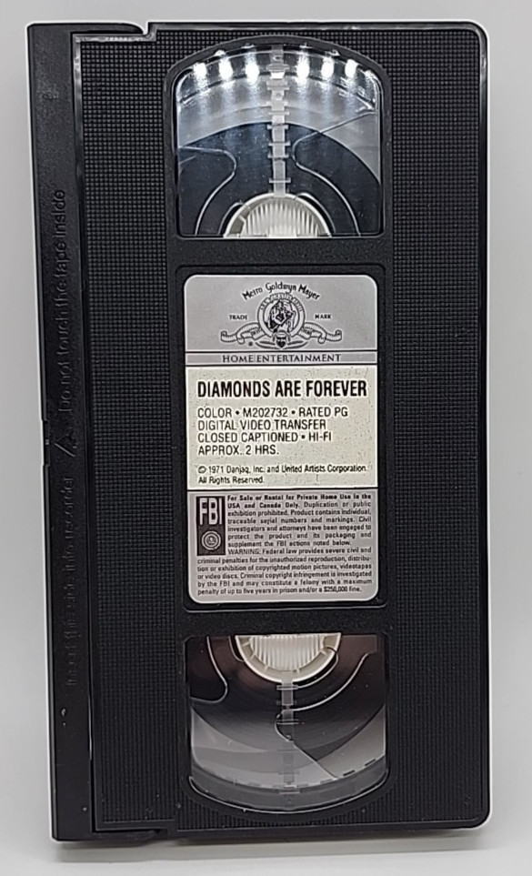 Diamonds Are Forever (VHS)