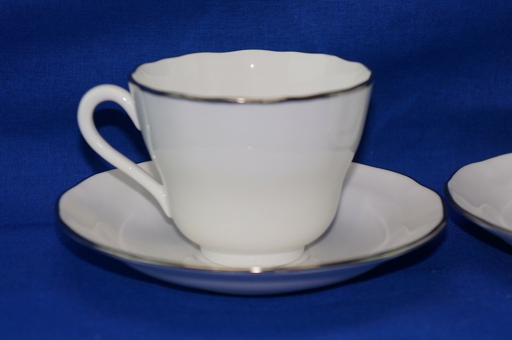 Spode Nordic (2) Cups, 2 3/4" & (2) Saucers, 5 5/8"