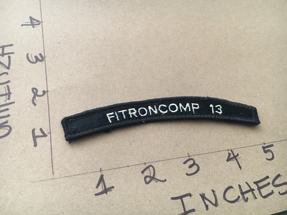 US NAVY SHOULDER STRIP TAB rocker Patch Fitroncomp 13