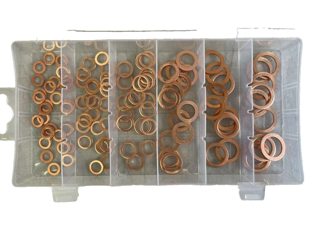 110Pc Copper Washer Assortment