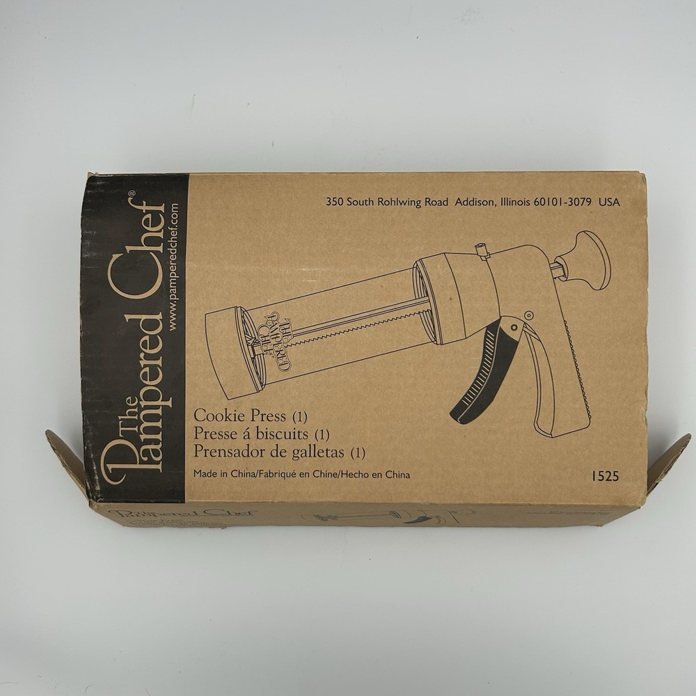 Pampered Chef Cookie Press Replacements: Complete Set + Extra Replacement Disc