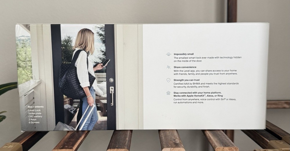 Level Lock - The Invisible Smart Lock - Black Matte