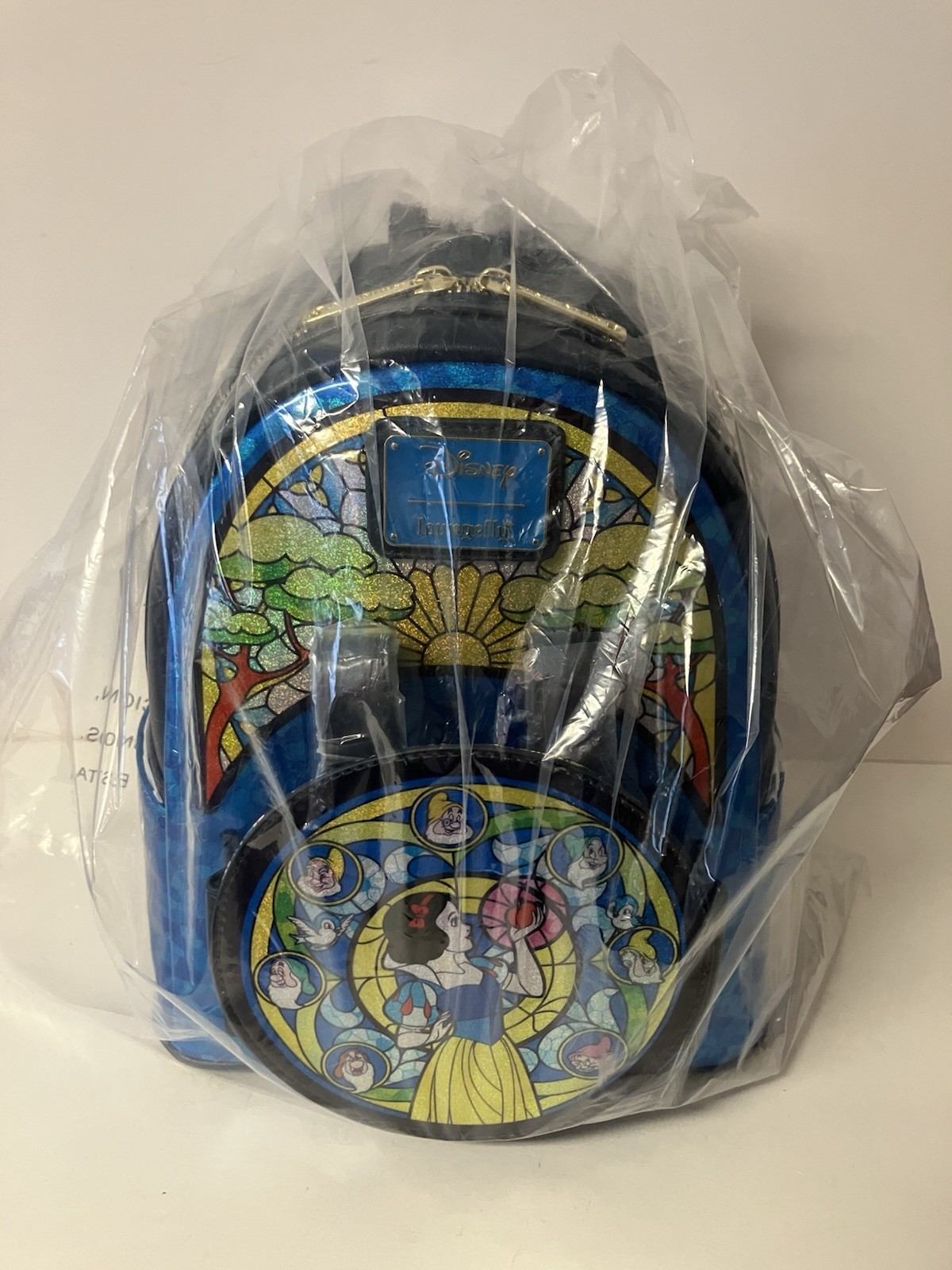 Loungefly Disney Princess Stained Glass Collection Snow White Mini Backpack NWT