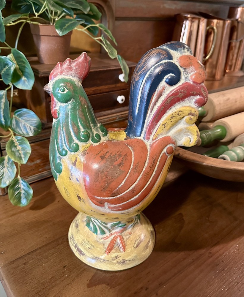 12” STONEWARE ROOSTER