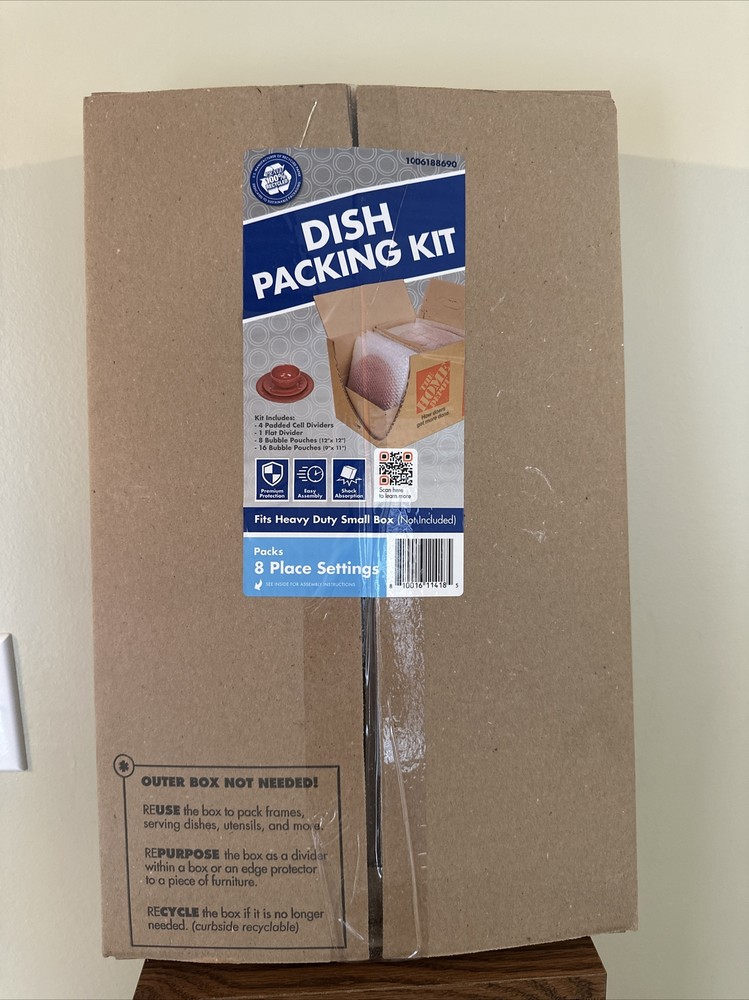 8 Place Settings Dish Packing Kit 1006188690
