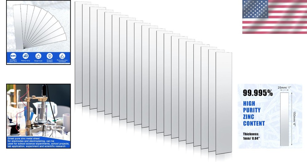 High Purity Zinc Anode Sheet - Electroplating Grade=