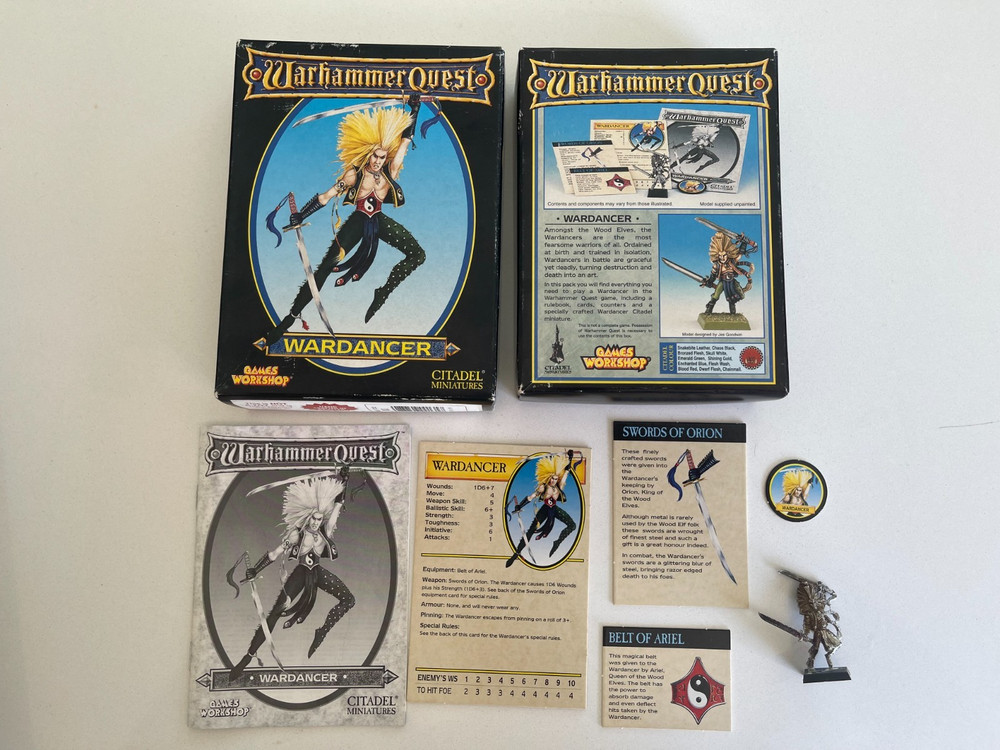 Wardancer Warrior Character Pack Complete Set | Warhammer Quest 1995