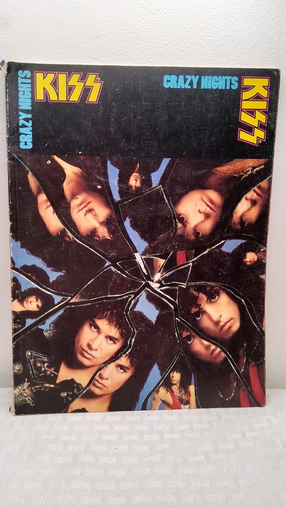 Kiss 1987 Crazy Nights Song Book 1 Page Loose Acceptable Condition (BS)