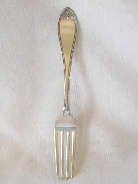Antique ROGERS & BROS. Silverplate FORK, 1882 Oval Pattern