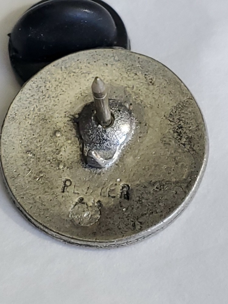 Stylised Turtle Lapel Hat Jacket Pin Marked Pewter