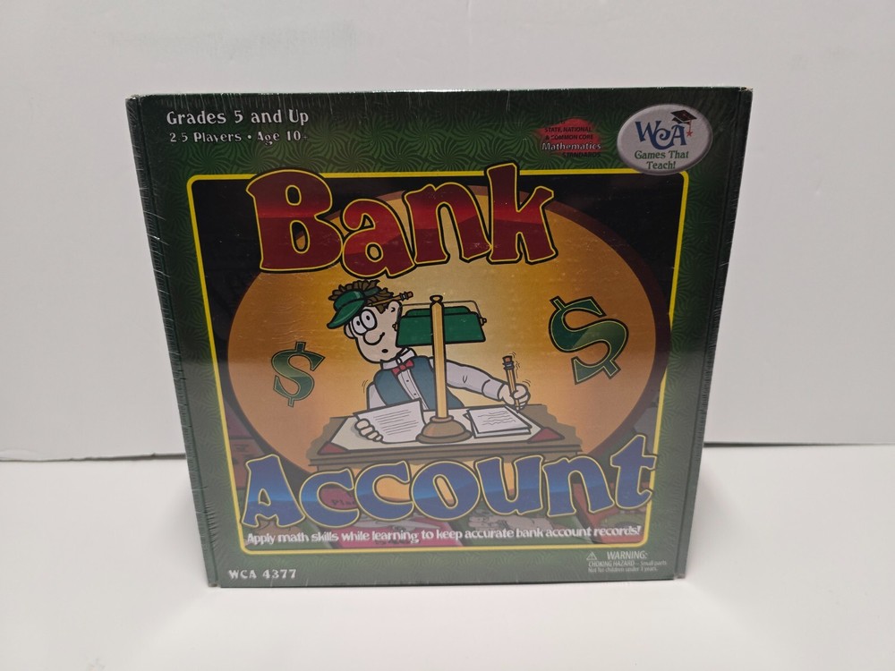 Bank Account Learning Game Math Skills WCA 4377