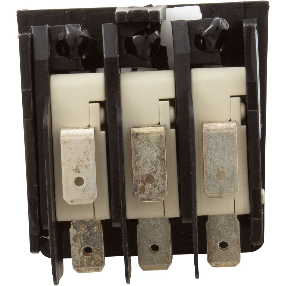 Air Switch, Herga, 4 Function, 20a, 3PDT, Thd, White Cam