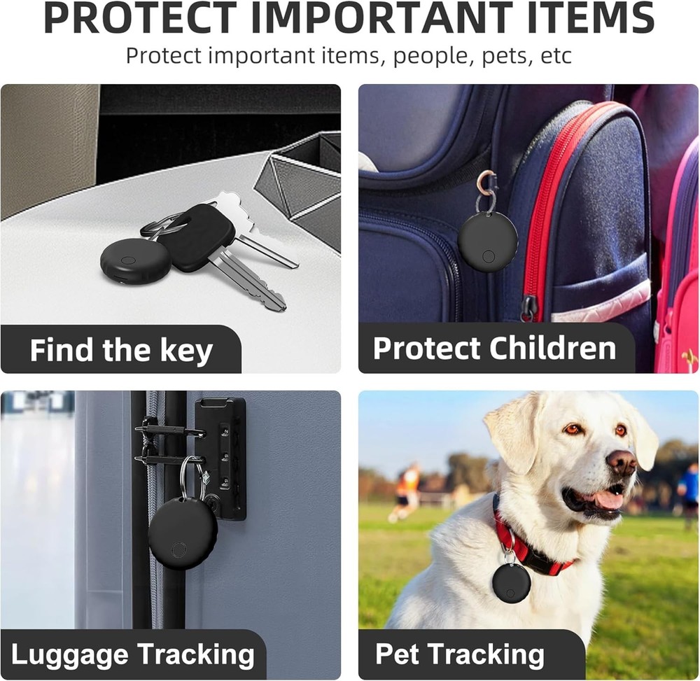 Lightweight Smart Tag 3-Pack for Effortless Item Tracking - iOS Compatible