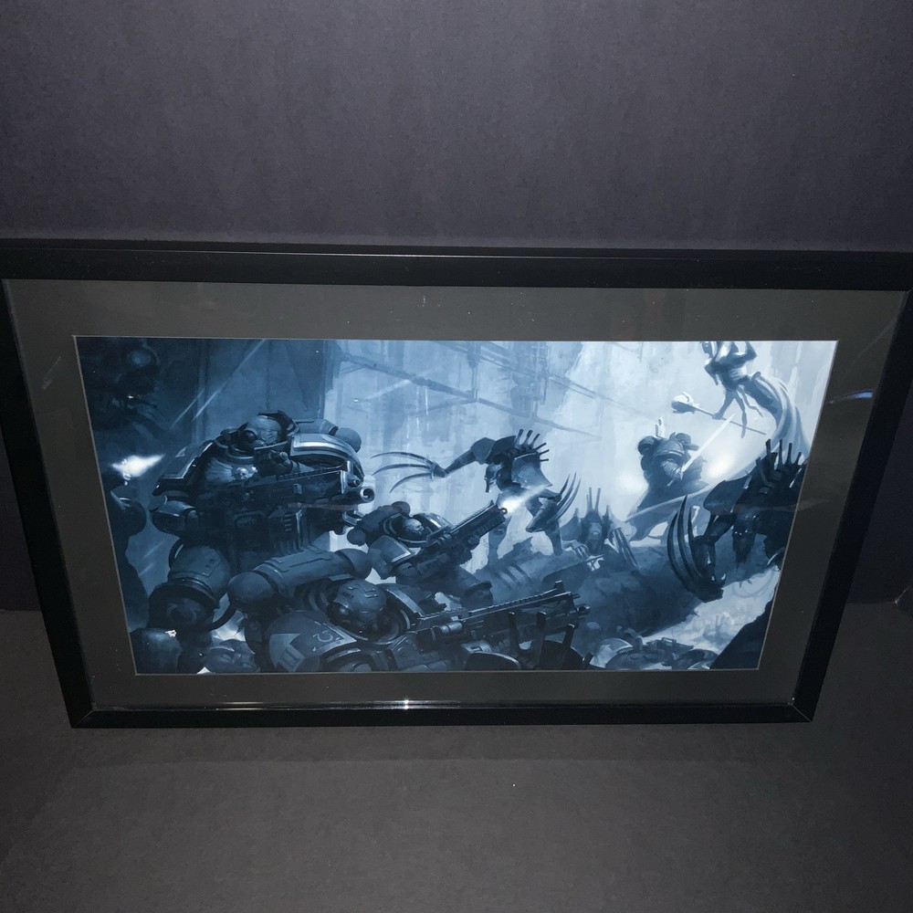 Framed KILLTEAM Pariah Nexus Insert Art OOP Warhammer 40K DECOR - Wall Art