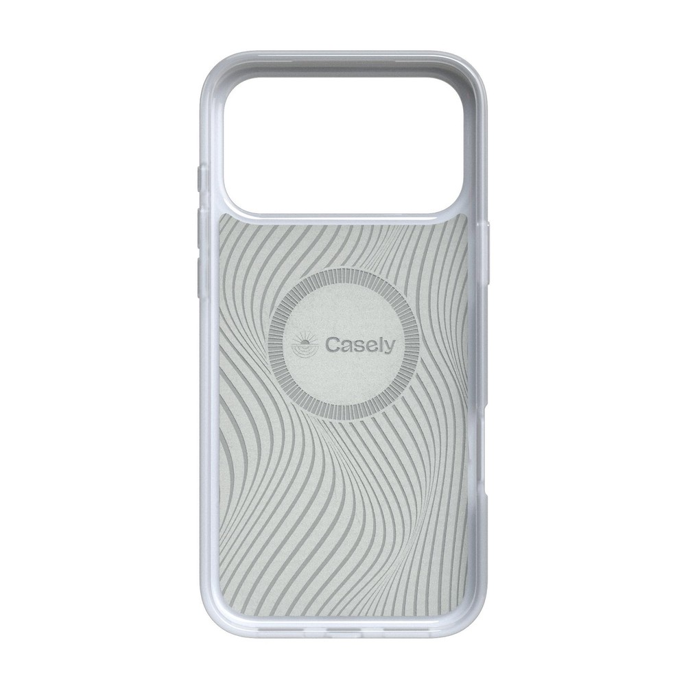 Casely iPhone 17 Pro Max Case | Into The Wild | White Snow Leopard | Compatible