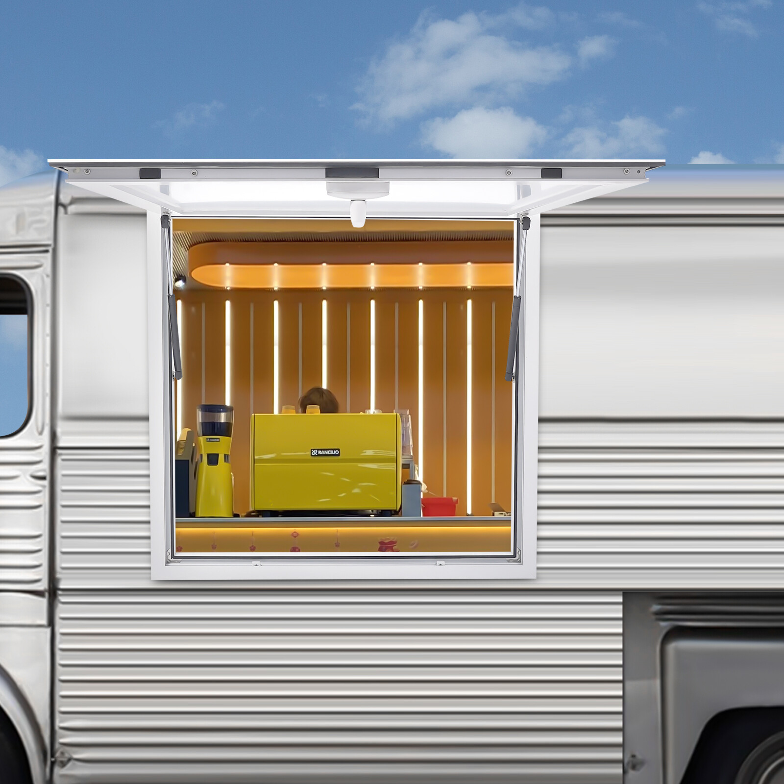 NEW 36"L x 36"W Concession Stand Serving Window Food Truck Service Awning