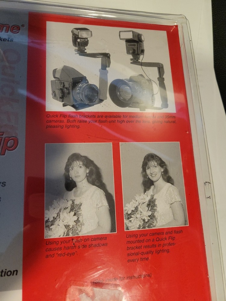 Stroboframe Quick Flip 350 Flash Bracket, complete with Sturdy Flash Mount